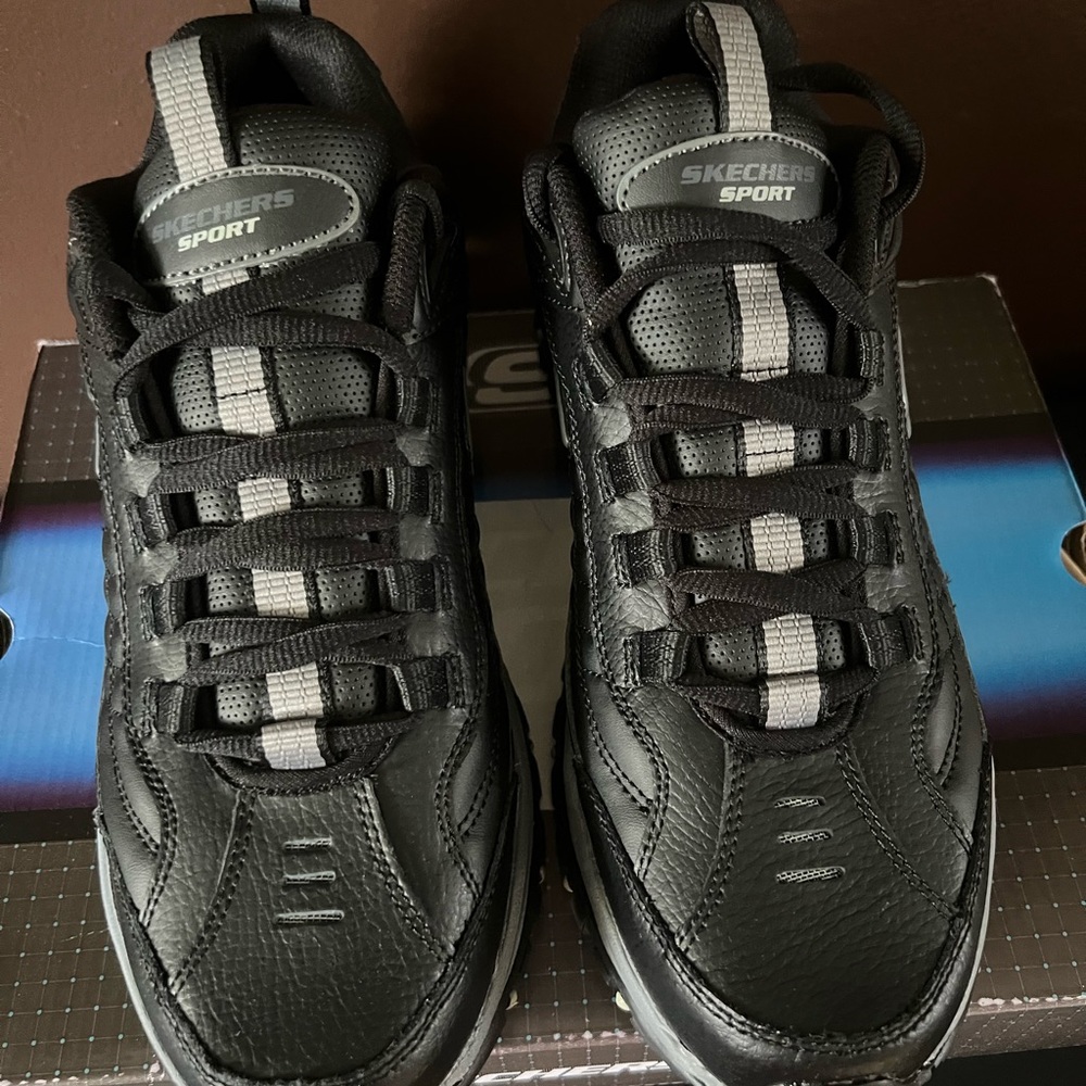 Skechers Men's Energy Afterburn Shoes Lace-Up Sneaker Sz 9 M - Picture 2 of 6
